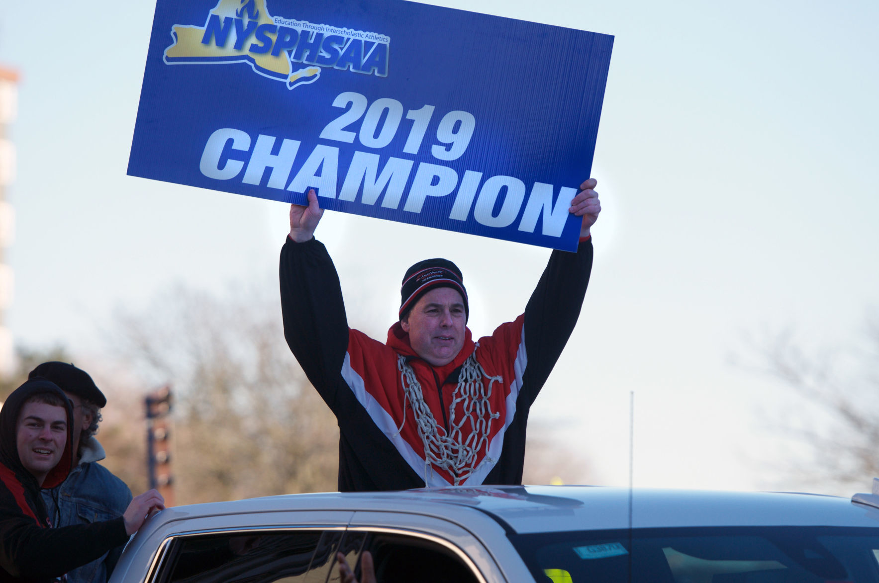 GF basketball parade